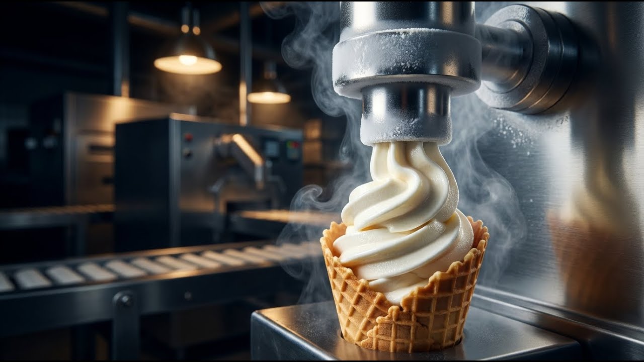 Você Não Faz Ideia de Como o SORVETE INDUSTRIAL é Produzido | Fábrica de Alimentos