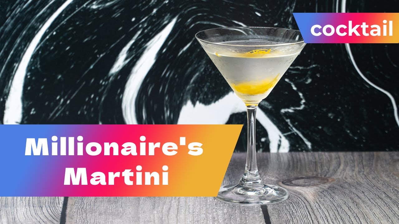 Millionaire’s Martini Recipe | Gin, Vermouth & Champagne Cocktail from Prohibition Era