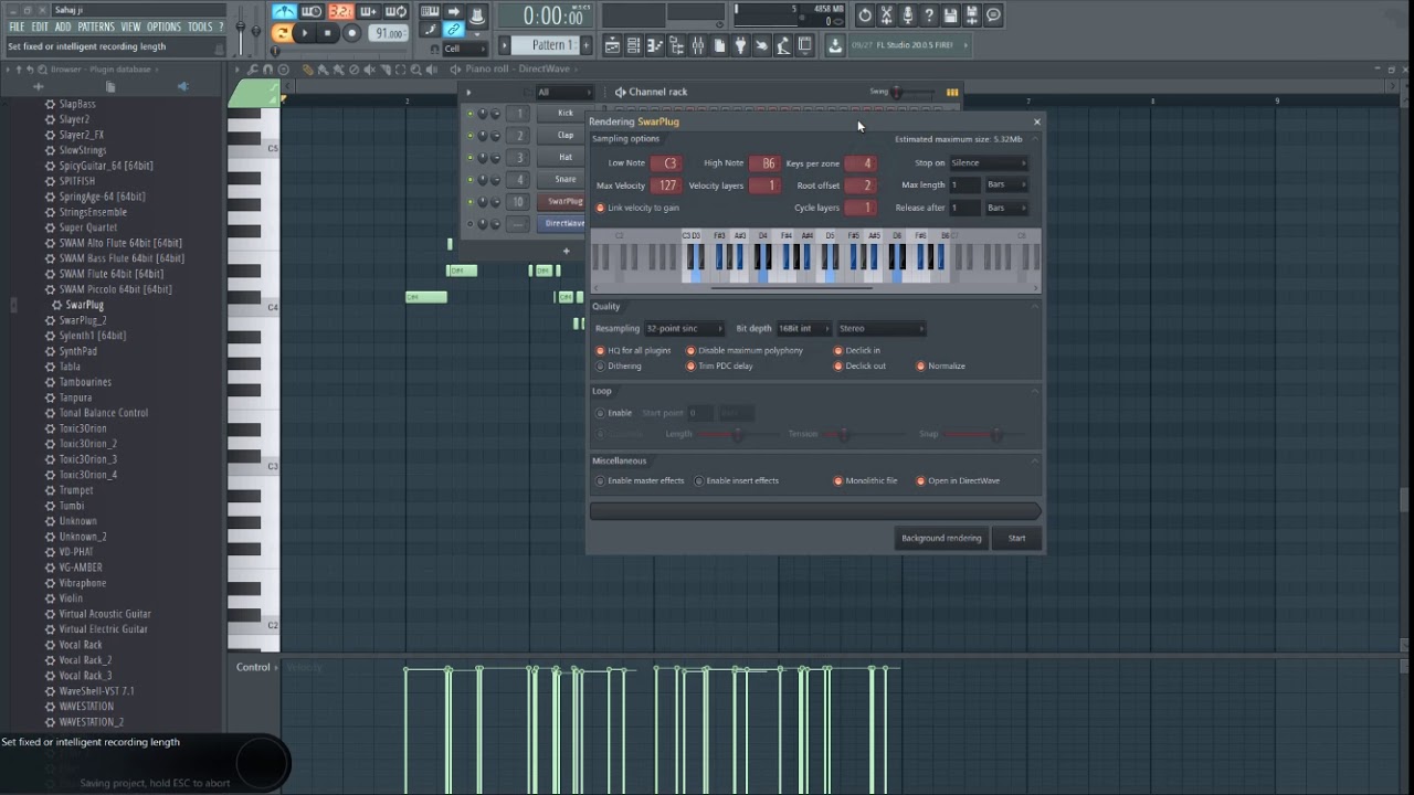 ANY VST CLONING USING DIRECT WAVE IN FL STUDIO