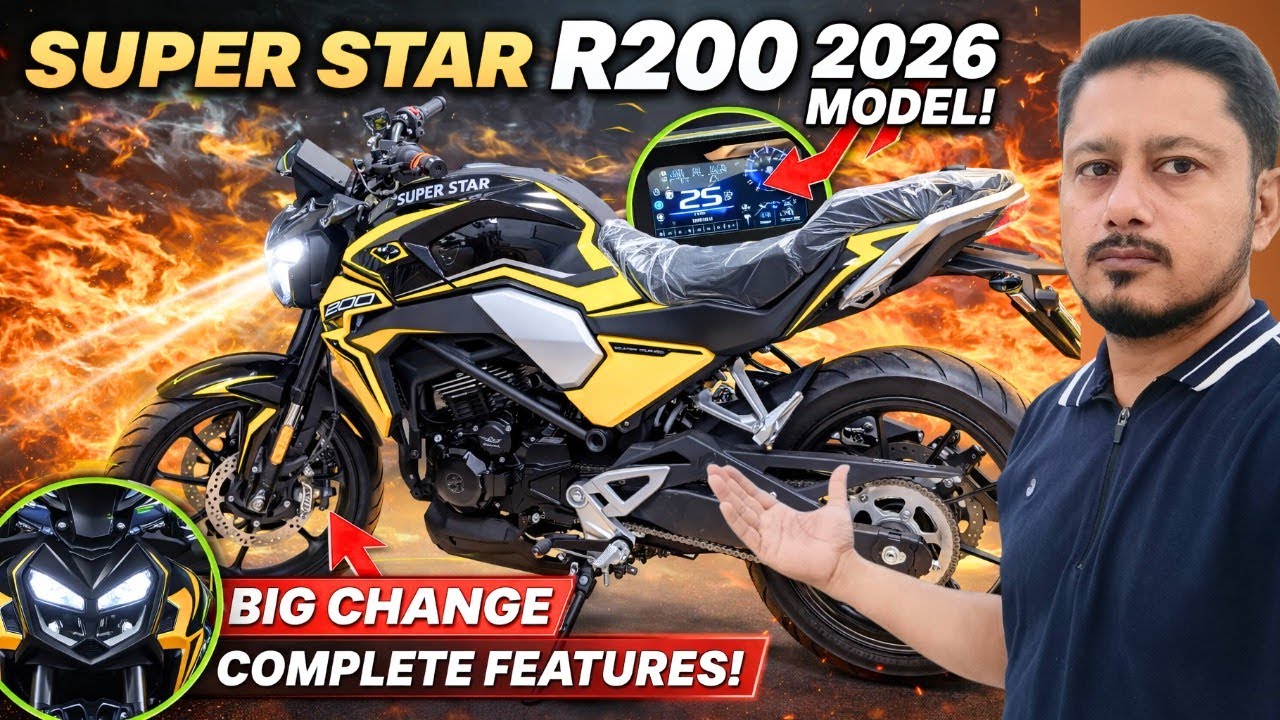 Super star R200 2026 model launch in Pakistan | awesome look, best built quality, features, price 