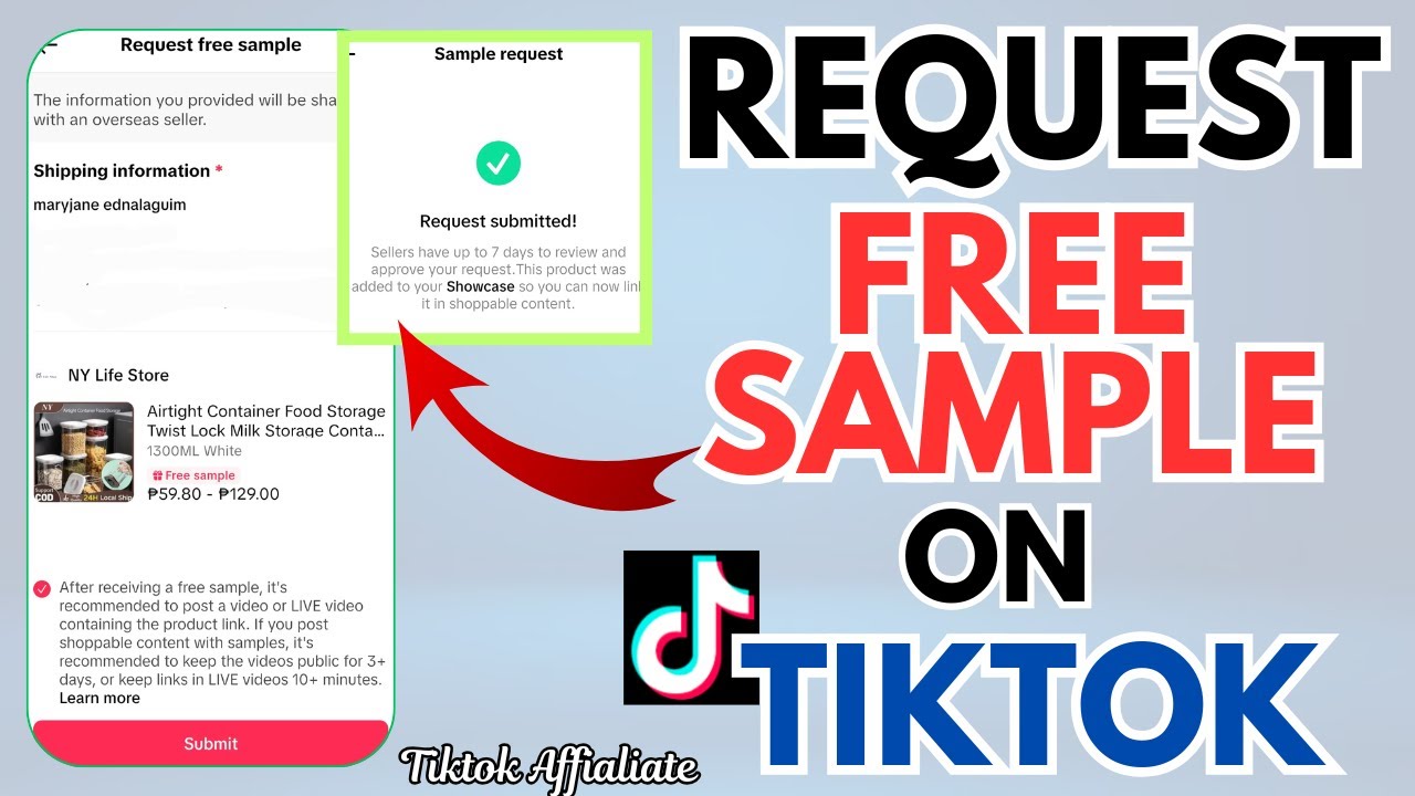 PAANO MAG-REQUEST NG FREE SAMPLE SA TIKTOK SHOP 2025 | TIPS & TRICKS