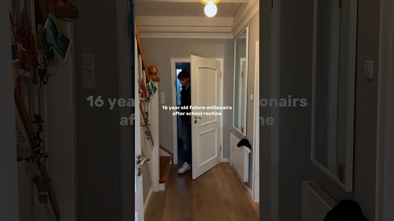 16 year old future millionaires after school routine