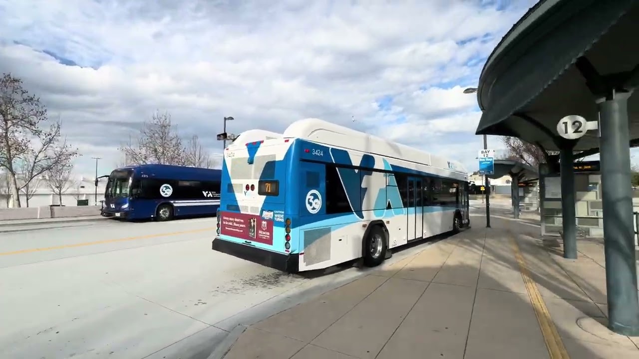 Railfans VTA Eastridge transit center ￼