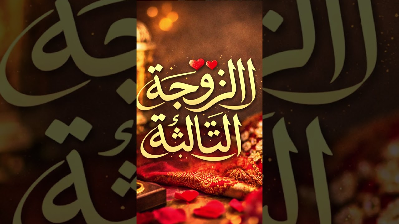 الزوجة الثالثة  وختامها مسك 👰🏻‍♀️✨