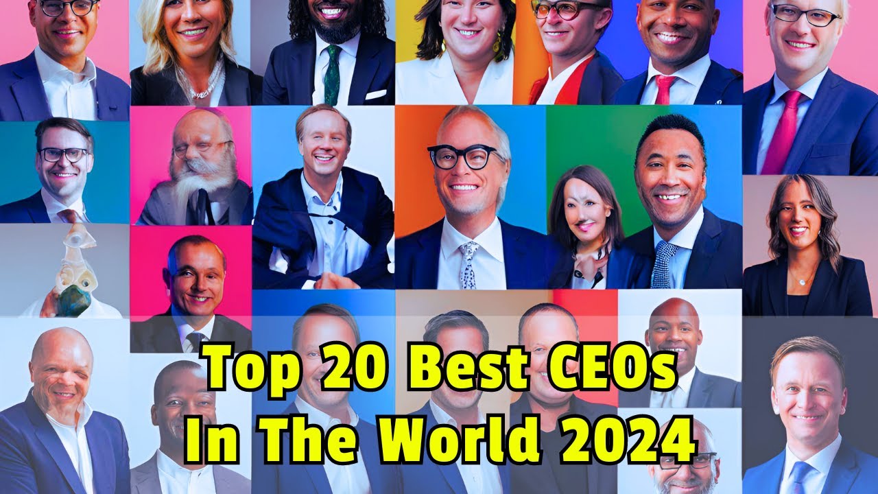 Top 20 Best CEOs In The World 2024 | Leading Innovations & Shaping the Future 🌐