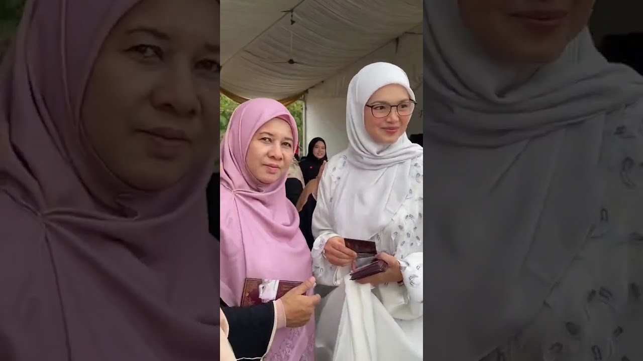 Siti Nurhaliza Sekeluarga di Majlis Iftar di Masjid Al-Khalidiah, Kg Permatang Pasir, Kedah