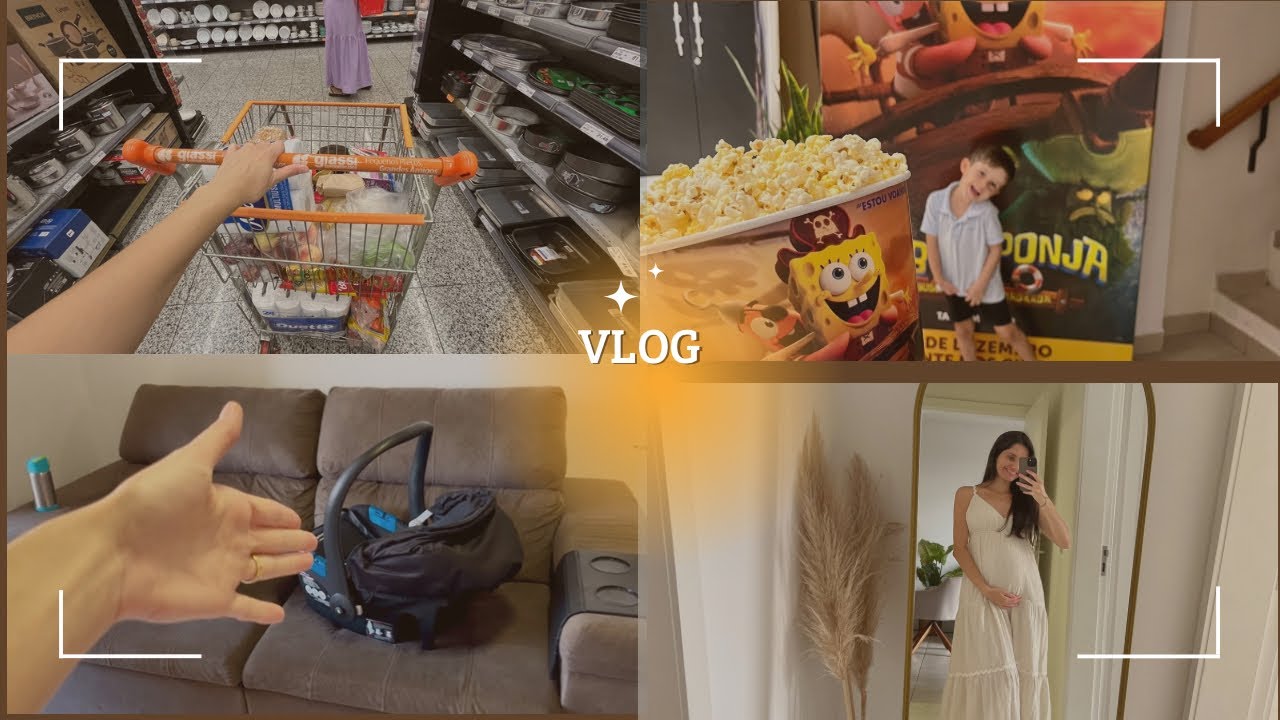 VLOG: CHEGOU O BEBÊ CONFORTO + 1ª VEZ DO VINI NO CINEMA + COMPRINHAS PARA O QUARTO DOS MENINOS 🛏️