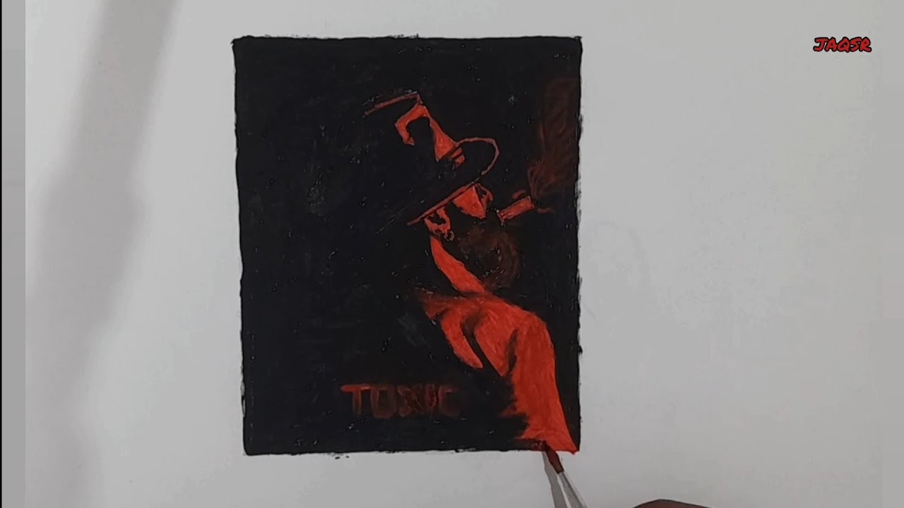 Toxic Rocking Star Yash Painting | Toxic | Yash | Raya | Movie | Trailer | Teaser | Video | Painting