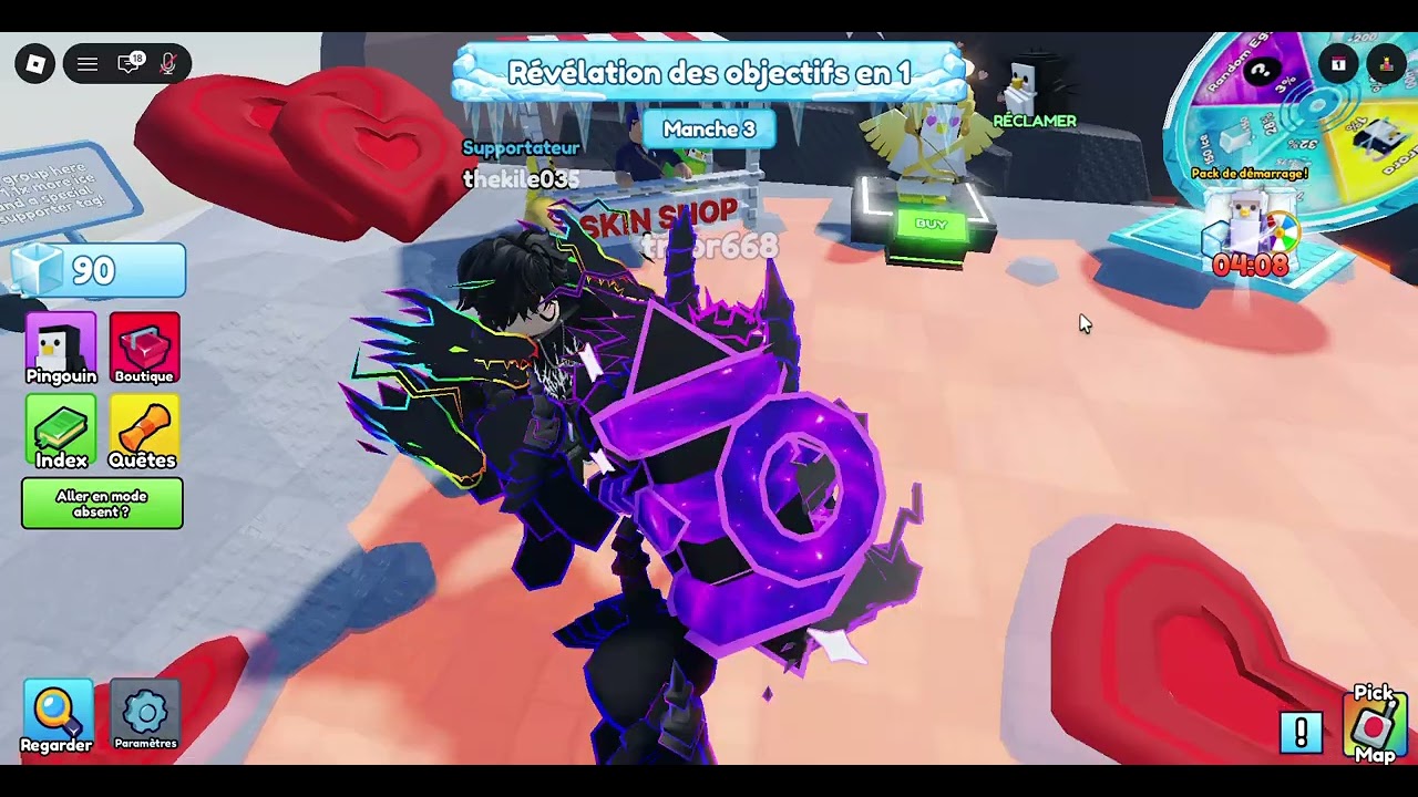 mon pote me coach sur bref un jeu de pingouin