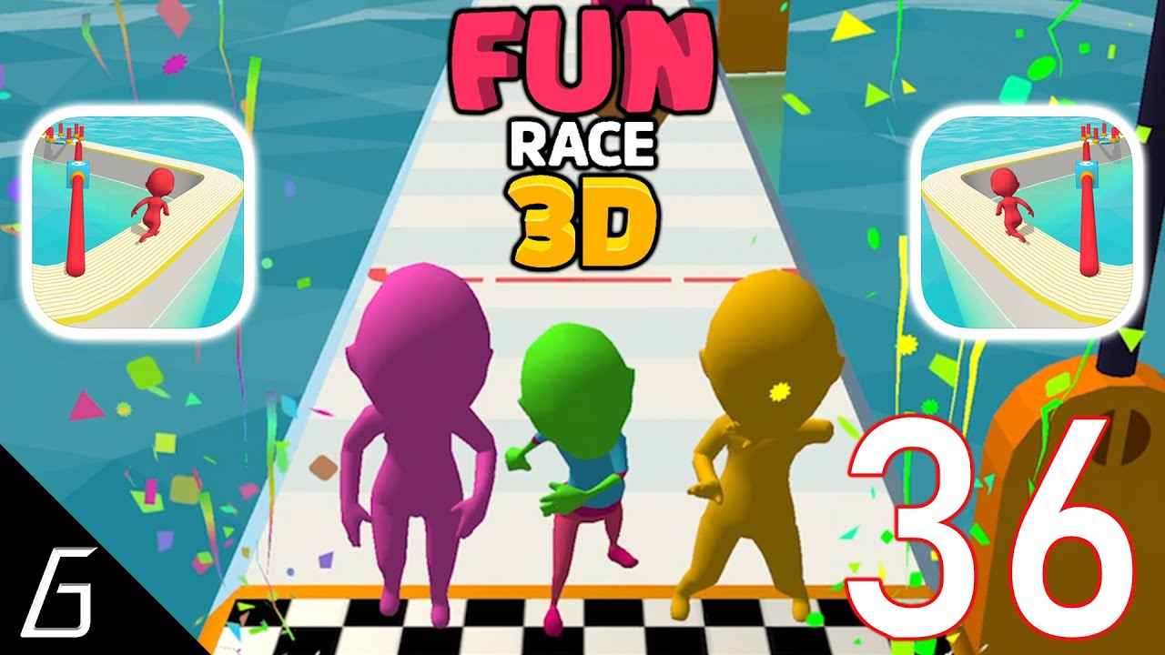 Fun Race 3D - Gameplay Part 36 - Level 569 - 581+ Bonus (iOS, Android)