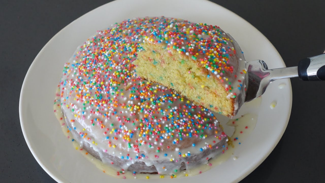Moist, Fluffy and Delicious Funfetti Cake | Quick and Easy Recipe
