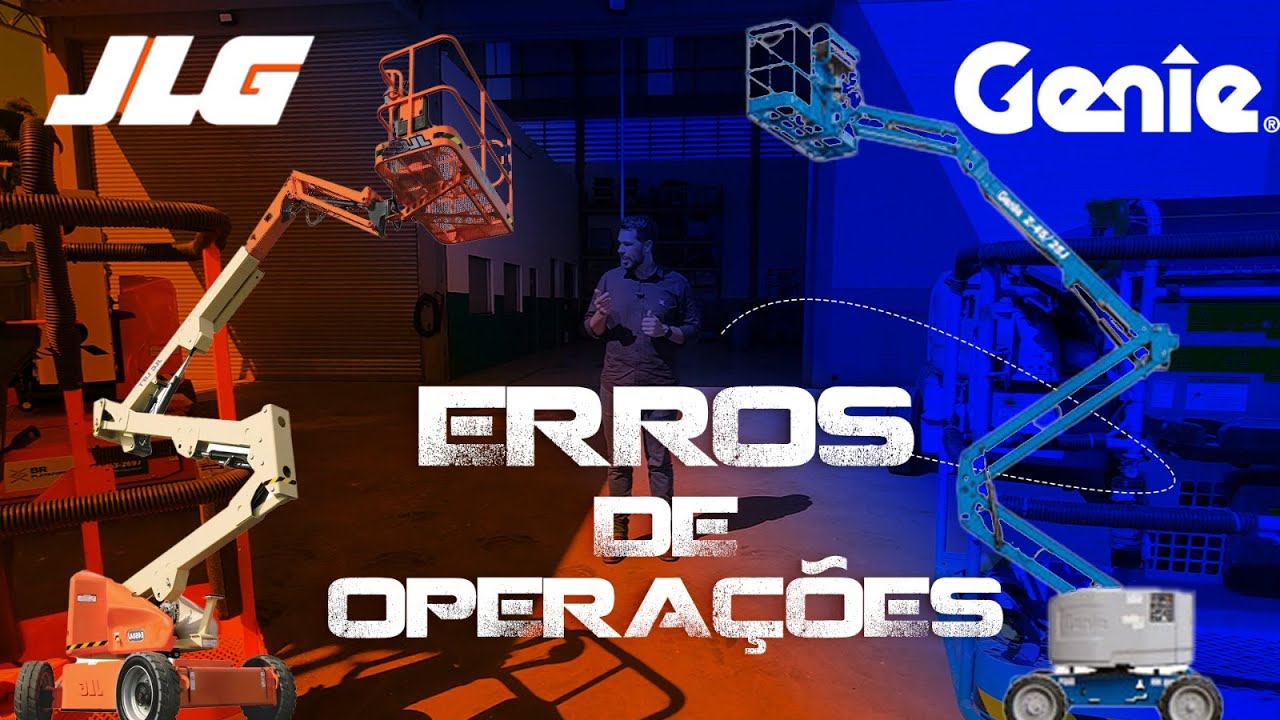 ERROS DE OPERAÇÕES COM E450 AJ DA JLG E Z45 DA GENIE- BR PLATAFORMAS