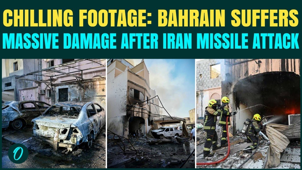 Iran BOMBS Bahrain: DRAMATIC FOOTAGE Shows Heavy DAMAGE After Drone And Missile Attacks