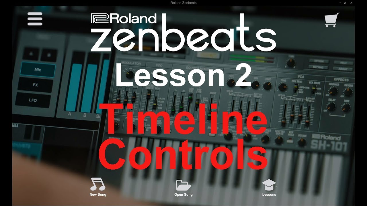 Zenbeats Lesson 2 - Timeline Controls