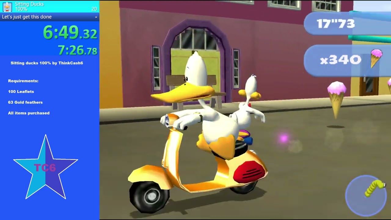 Sitting ducks 100% in 3 hours 20 minutes 51 seconds WORLD RECORD