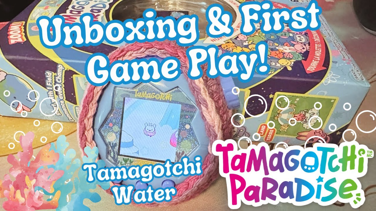 Let's Unbox the New Tamagotchi Paradise Water🌊