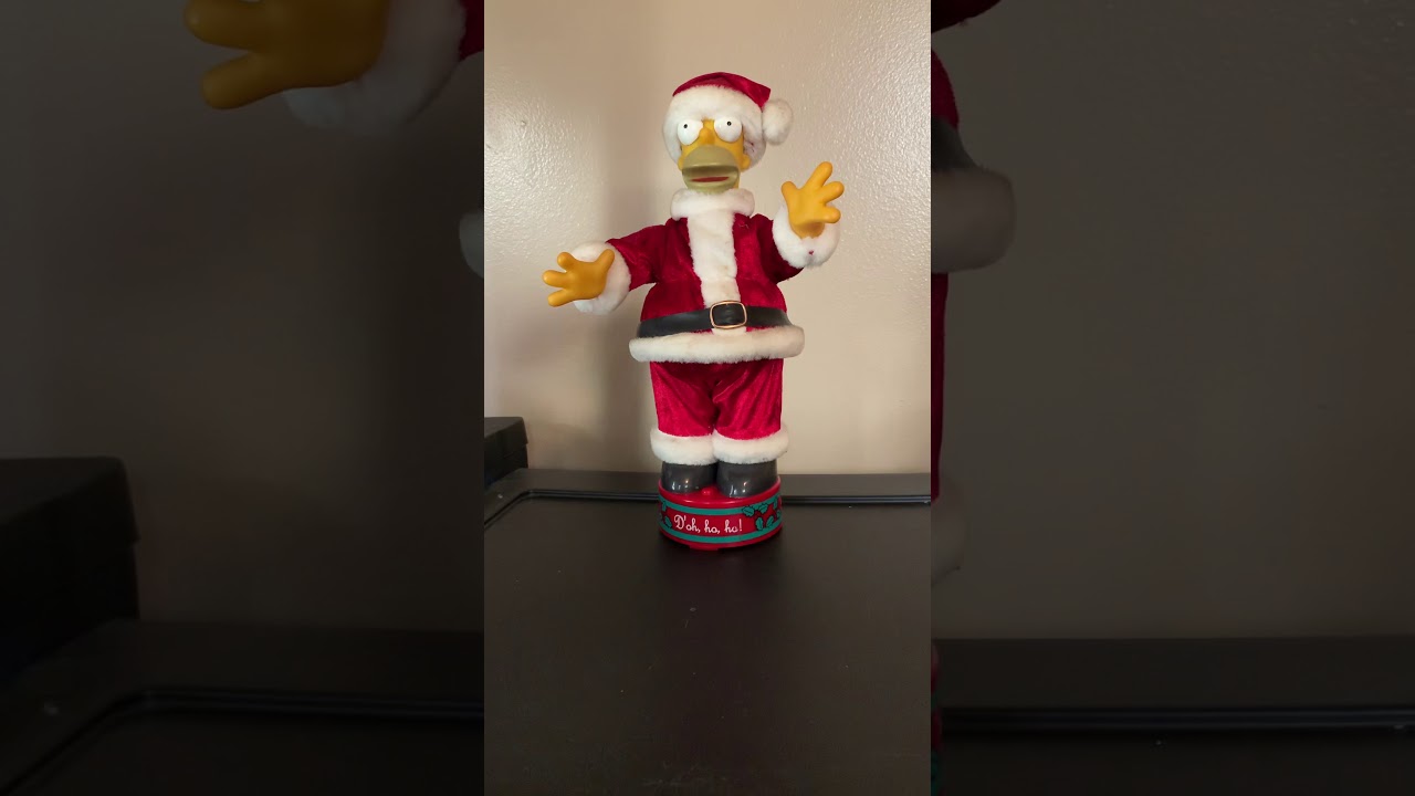 2002 Gemmy Santa Homer Simpson