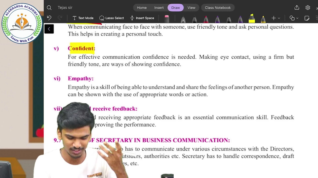SP CP 9 | Business Communication Skills Of Secretary | Lecture 2