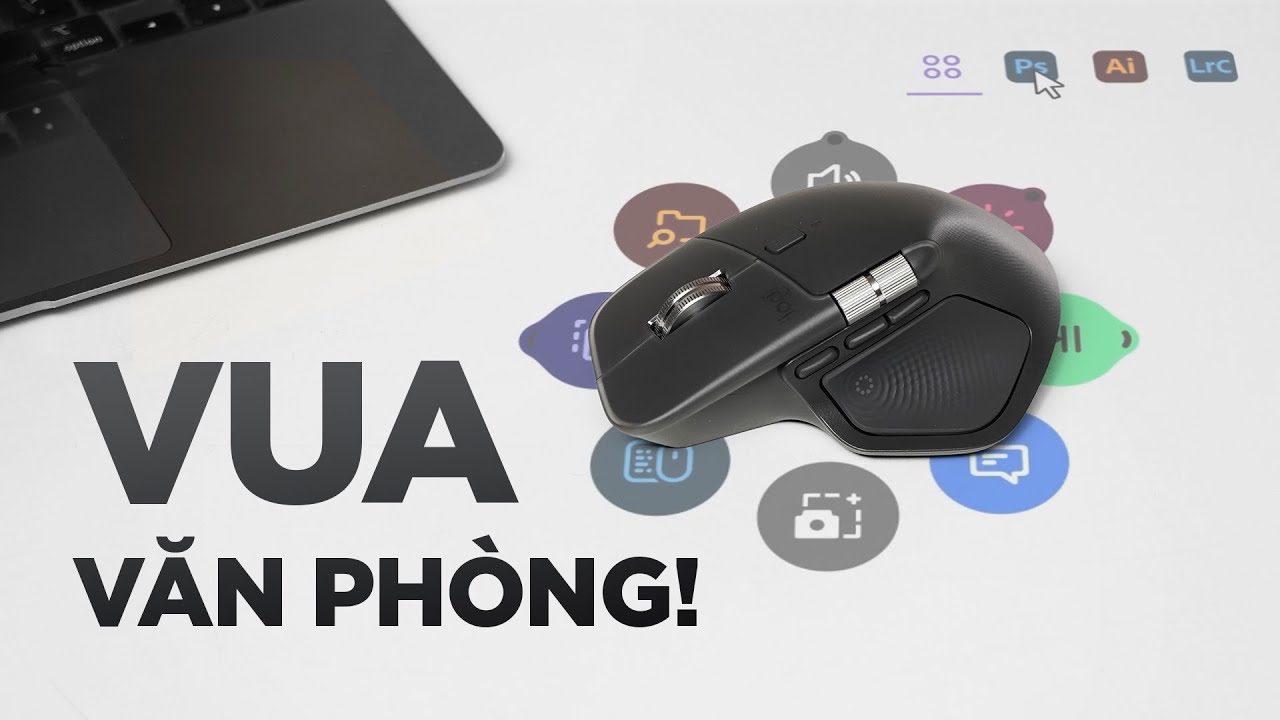 Chuột tốt nhất cho d&acirc;n văn ph&ograve;ng v&agrave; nh&agrave; s&aacute;ng tạo! Logitech Mx Master 4