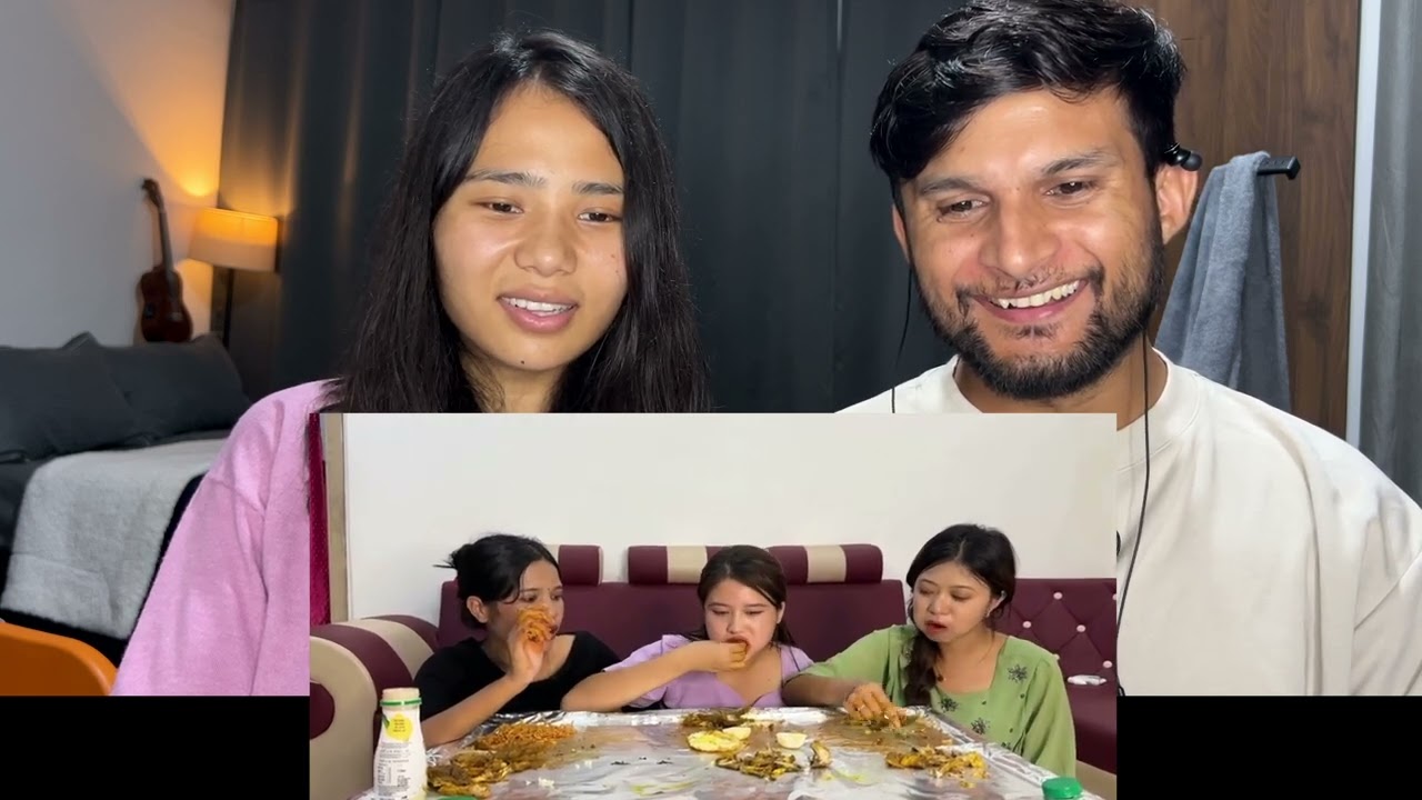 Rebijita Phijam - Spicy Challenge, chicken wings 🐓 Eggs with Punishment | James & Hasina Reaction