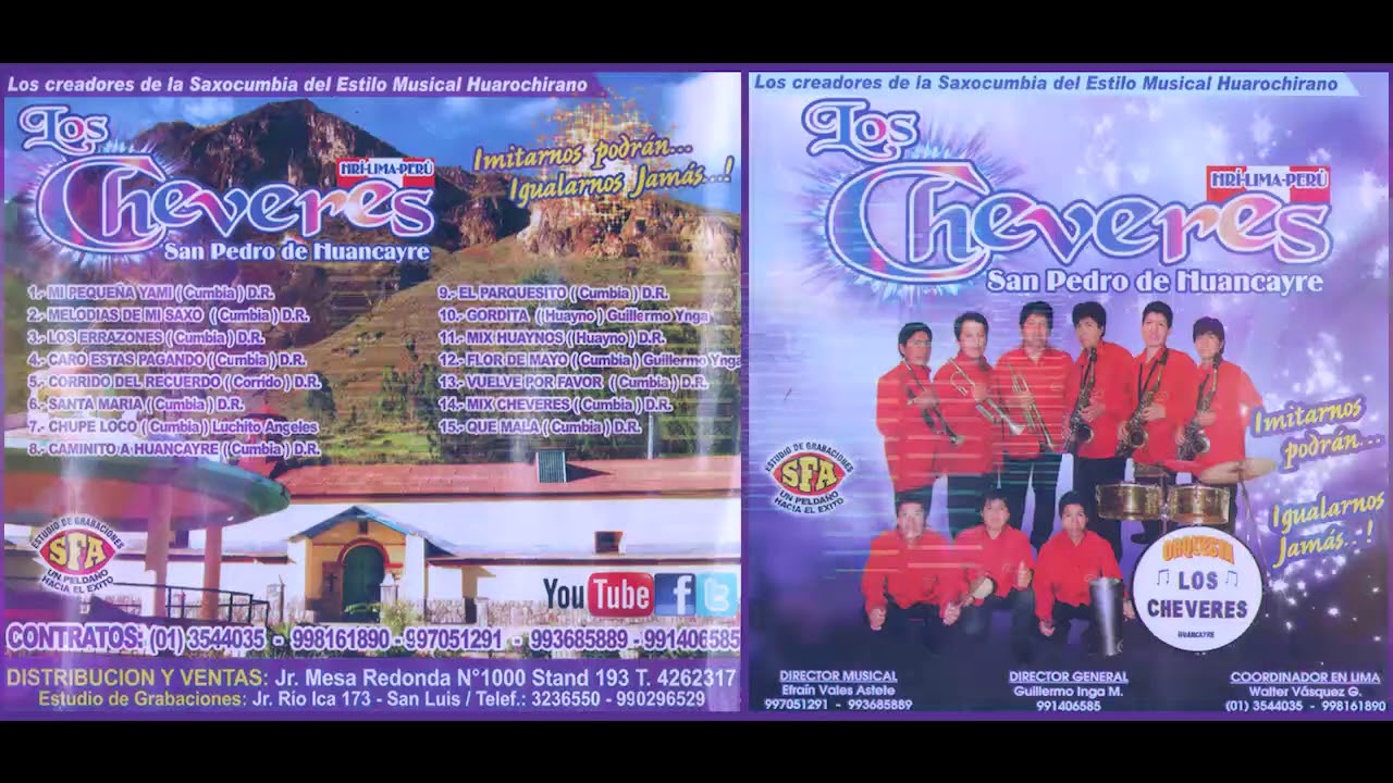 LOS CHEVERES DE SAN PEDRO DE HUANCAYRE - CD COMPLETO