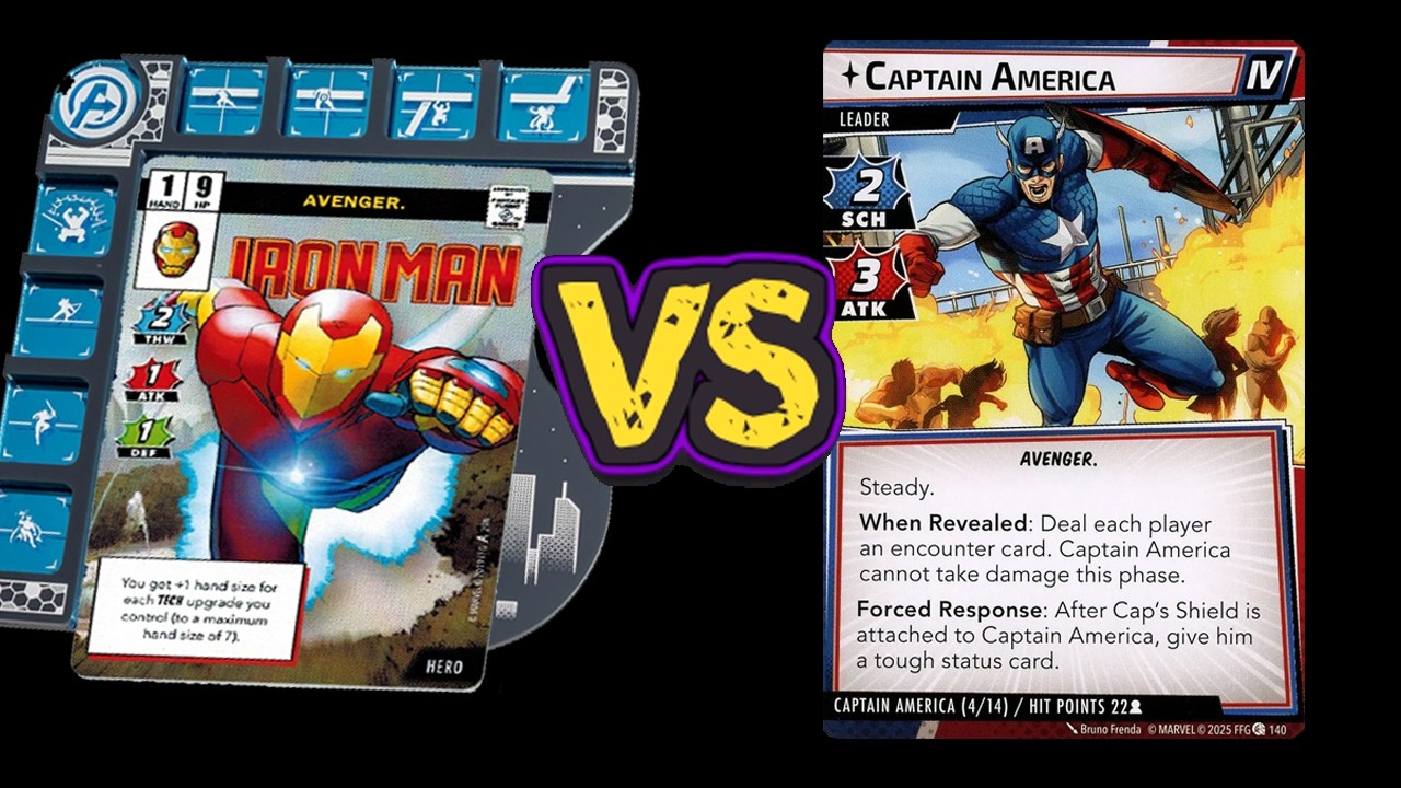 IRON MAN vs CAPTAIN AMERICA (Expert) Marvel Champions Playthrough | Civil War