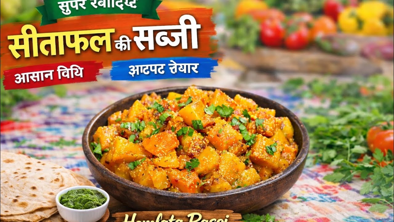 Sitafal Ki Sabji Recipe | Kaddu Ki Sabji Banane Ka Asaan Tarika | Hemlata Rasoi