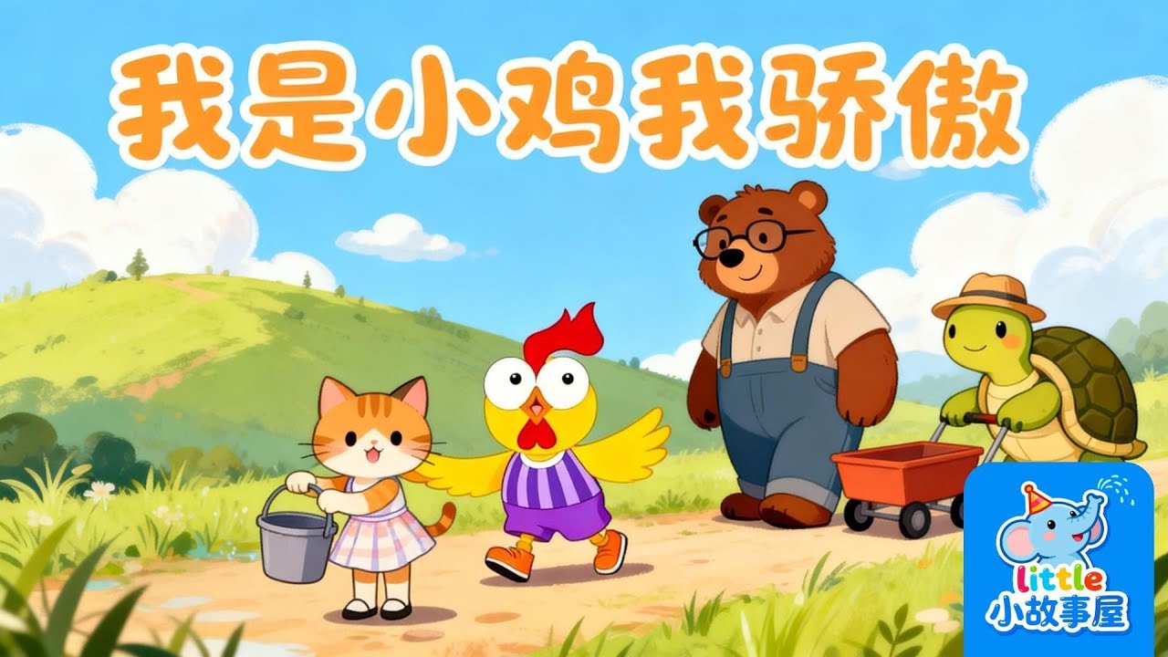 小雞學會真正的自豪！ 助人為樂兒童故事