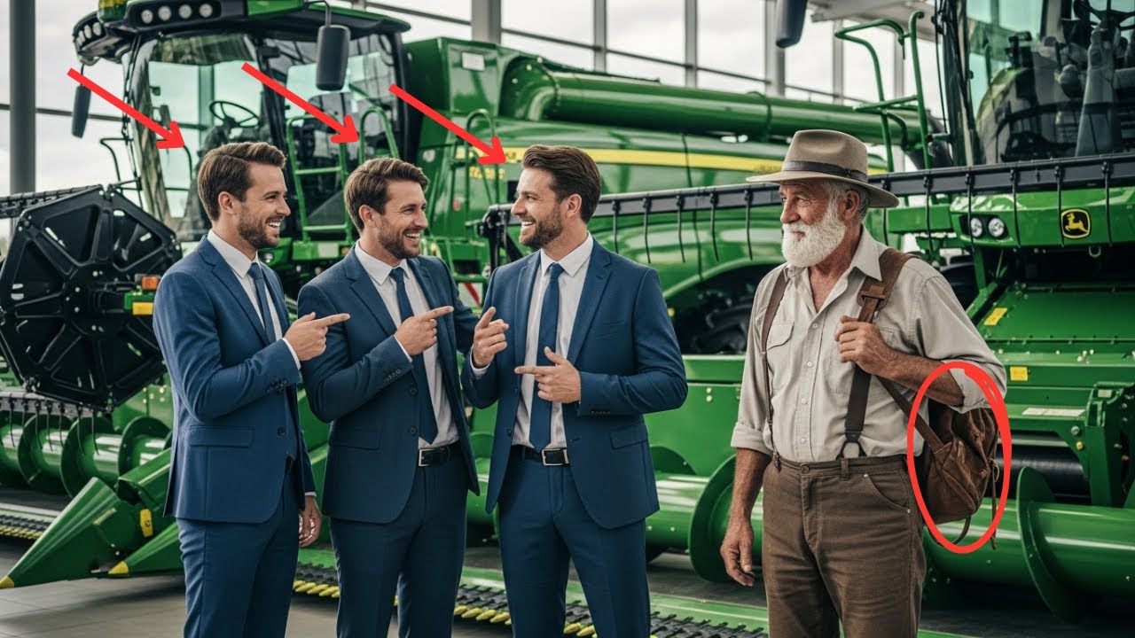 COMPRAREI TRÊS COLHEITADEIRAS JOHN DEERE, DISSE O HOMEM EMPOEIRADO. TODOS RIRAM. ERRO FATAL!