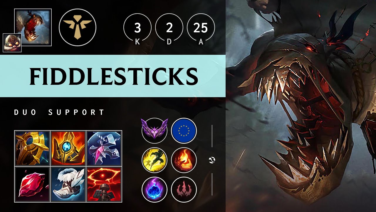 Fiddlesticks Support vs Rakan: Super CC - EUW Master Patch 14.24
