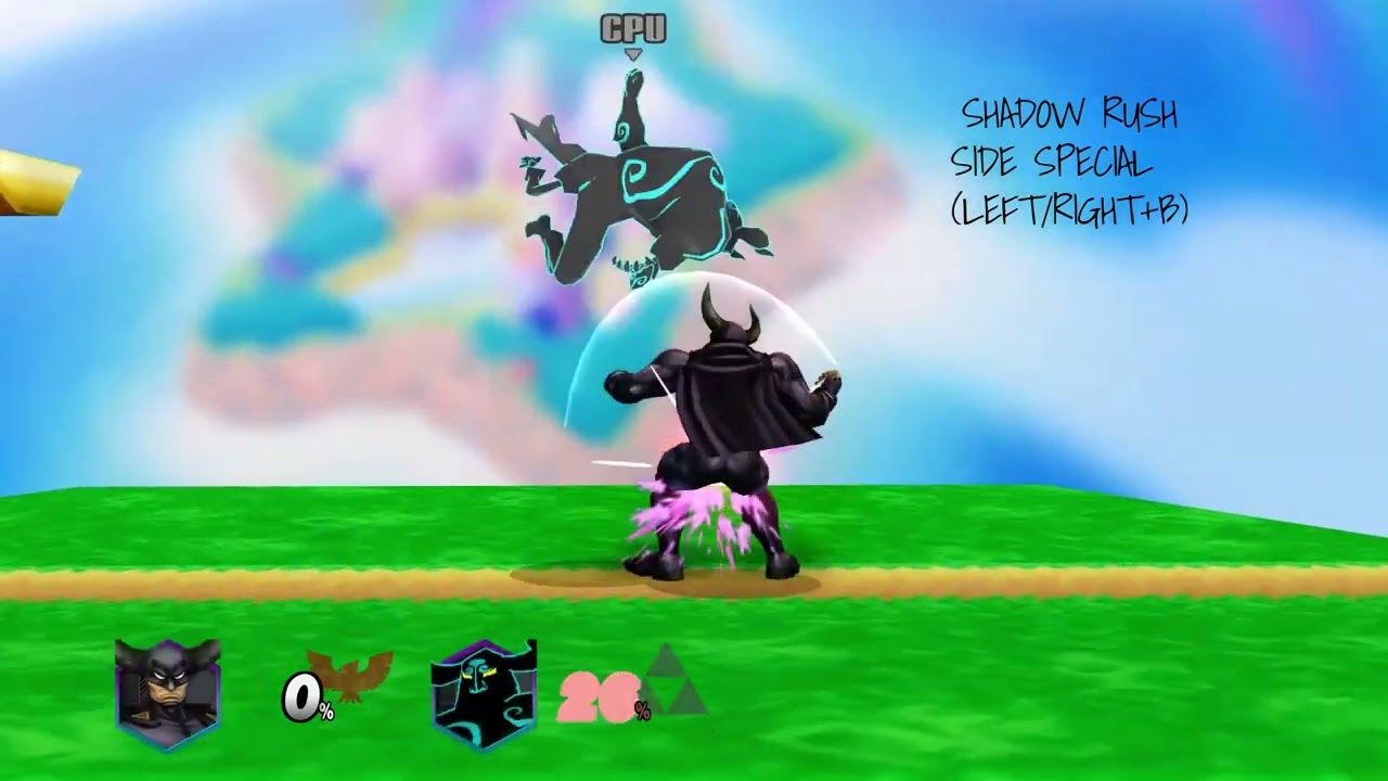 PROJECT M EX REMIX 0.95 B BLACK SHADOW MOVESET SHOWCASE