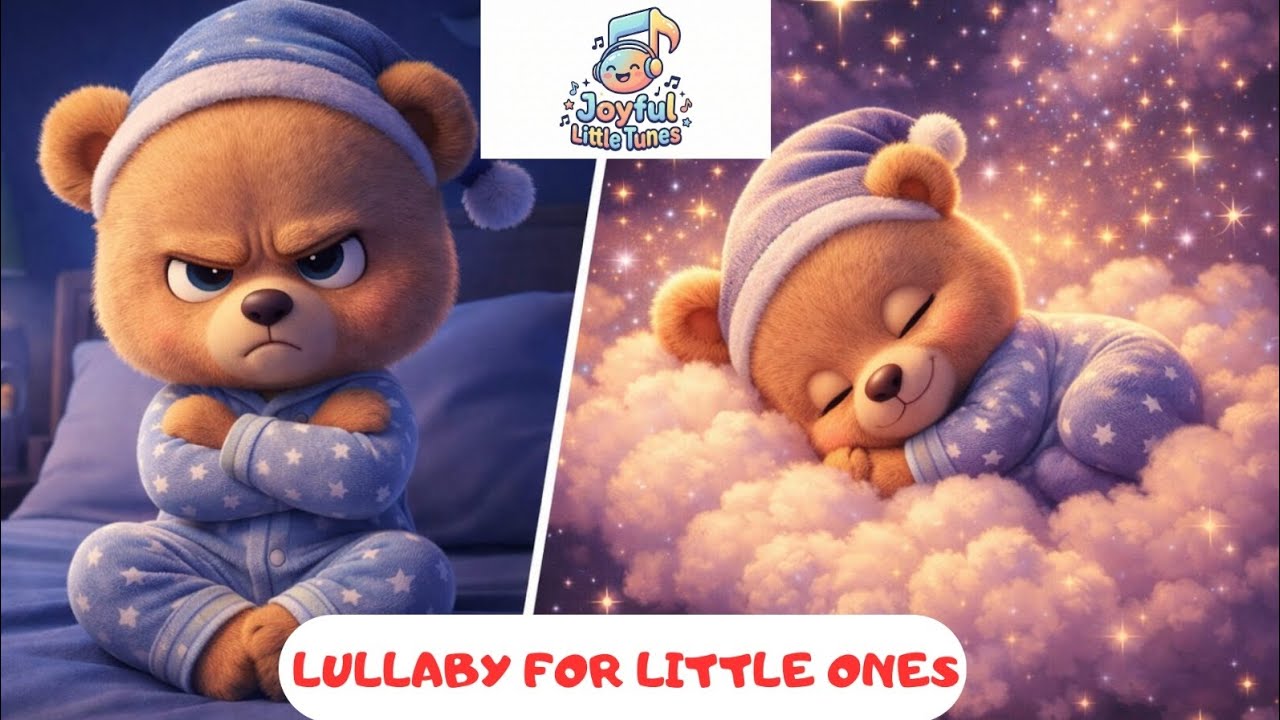 Sleepy Teddy Bear Lullaby 🐻 | Calming Bedtime Song for Babies
