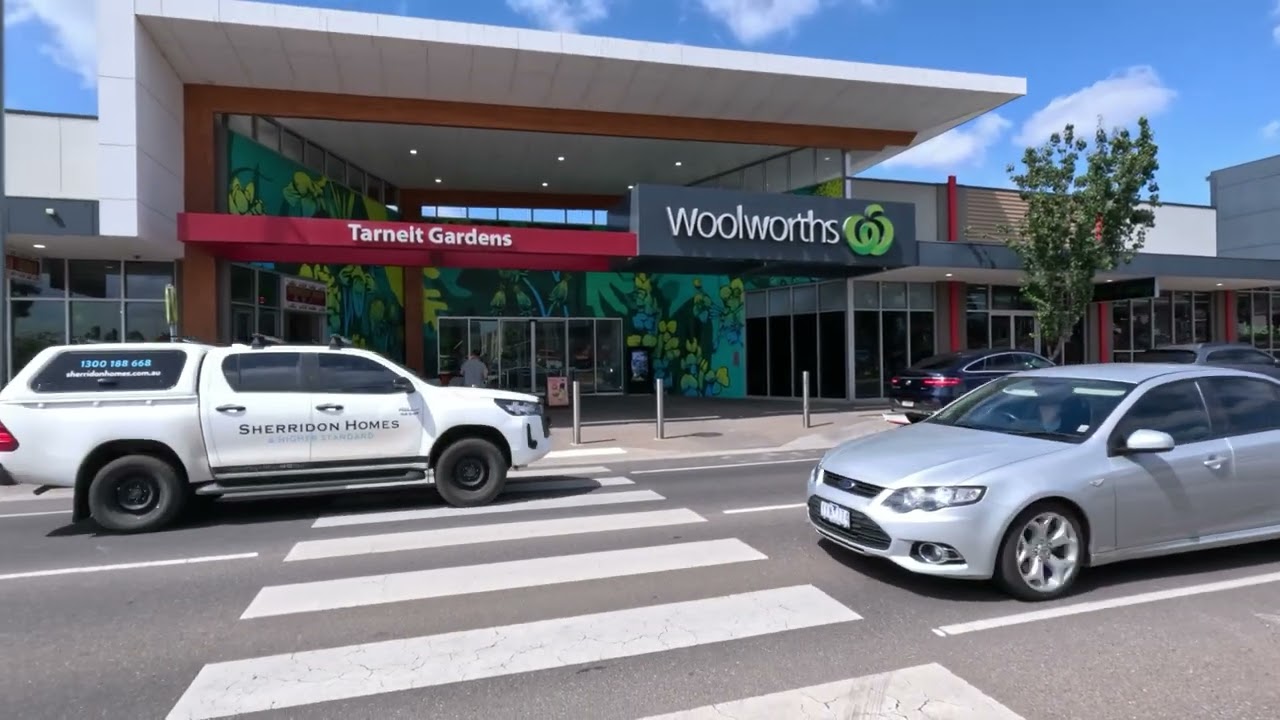 4K 87 Km Mountain Bike Ride To Tarneit Gardens Shopping Centre in Melbourne, Victoria, Australia.