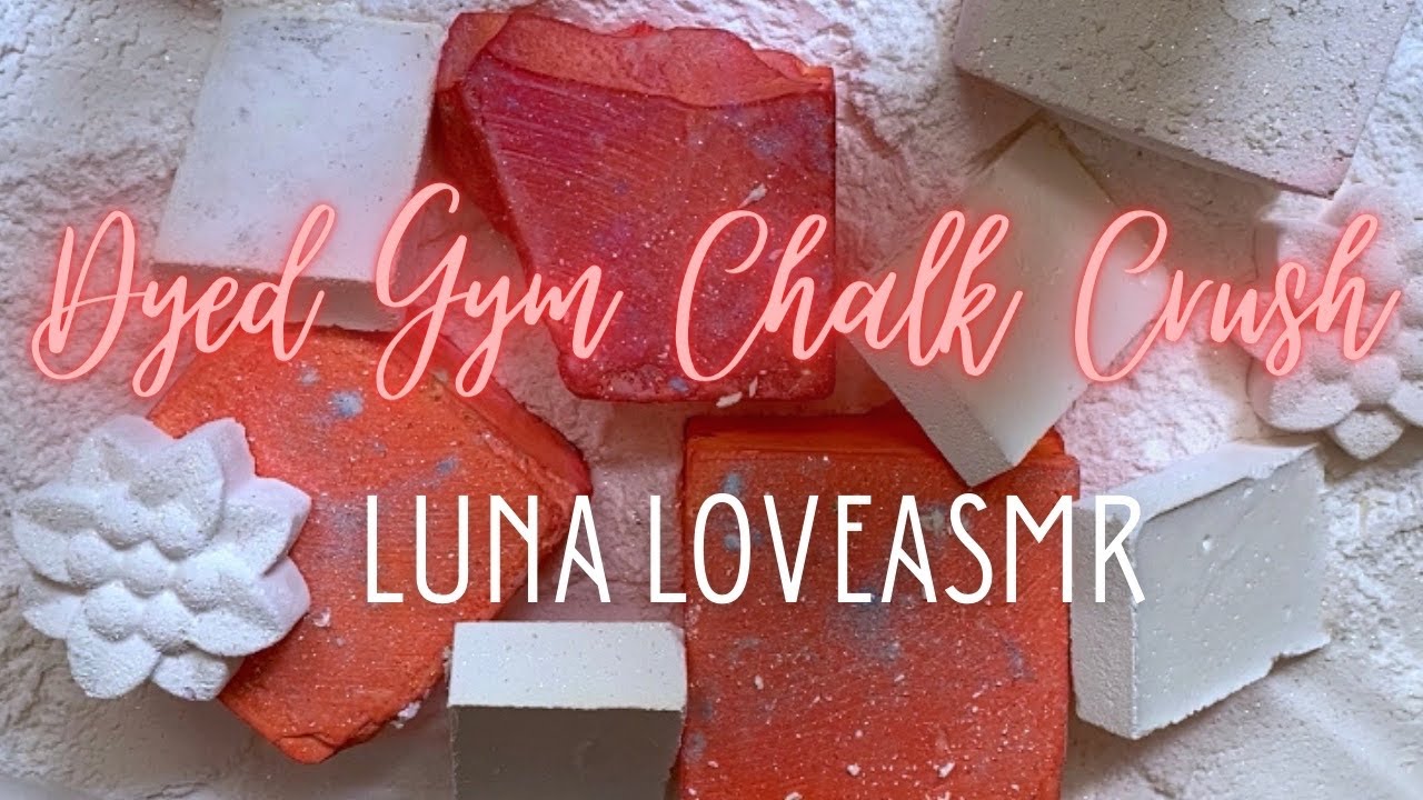 DYED GYM CHALK & REFORMS | ASMR | 🍒🌨