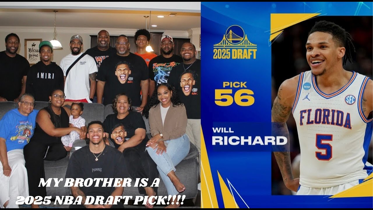 MY BROTHER IS A 2025 NBA DRAFT PICK!!!! 🏀 💙 💛