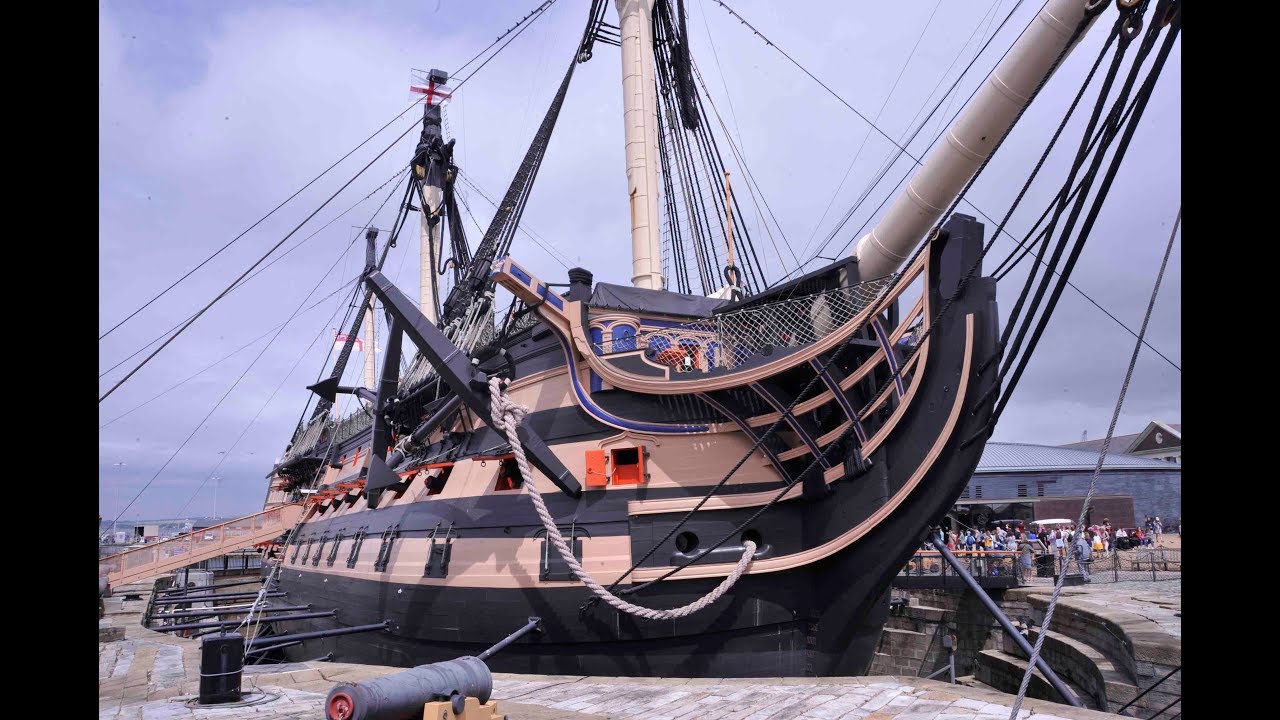 A VISIT ON BOARD HMS VICTORY AT PORTSMOUTH DOCKYARD: THE ROYAL NAVY'S OLDEST COMMISSIONED WARSHIP