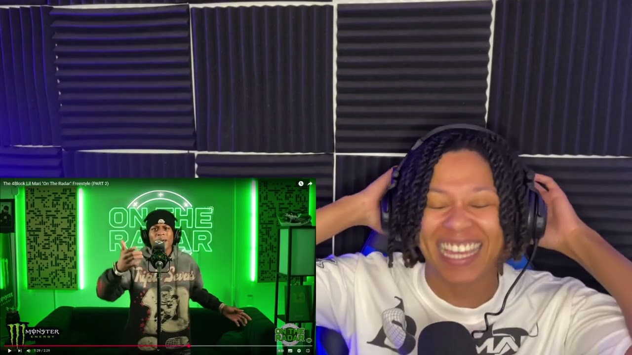 4Block Lil Mari On The Radar Freestyle Pt.2(Reaction)