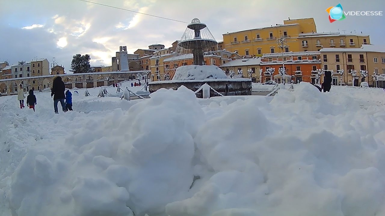 Sulmona - Neve del 6 Gennaio 2017