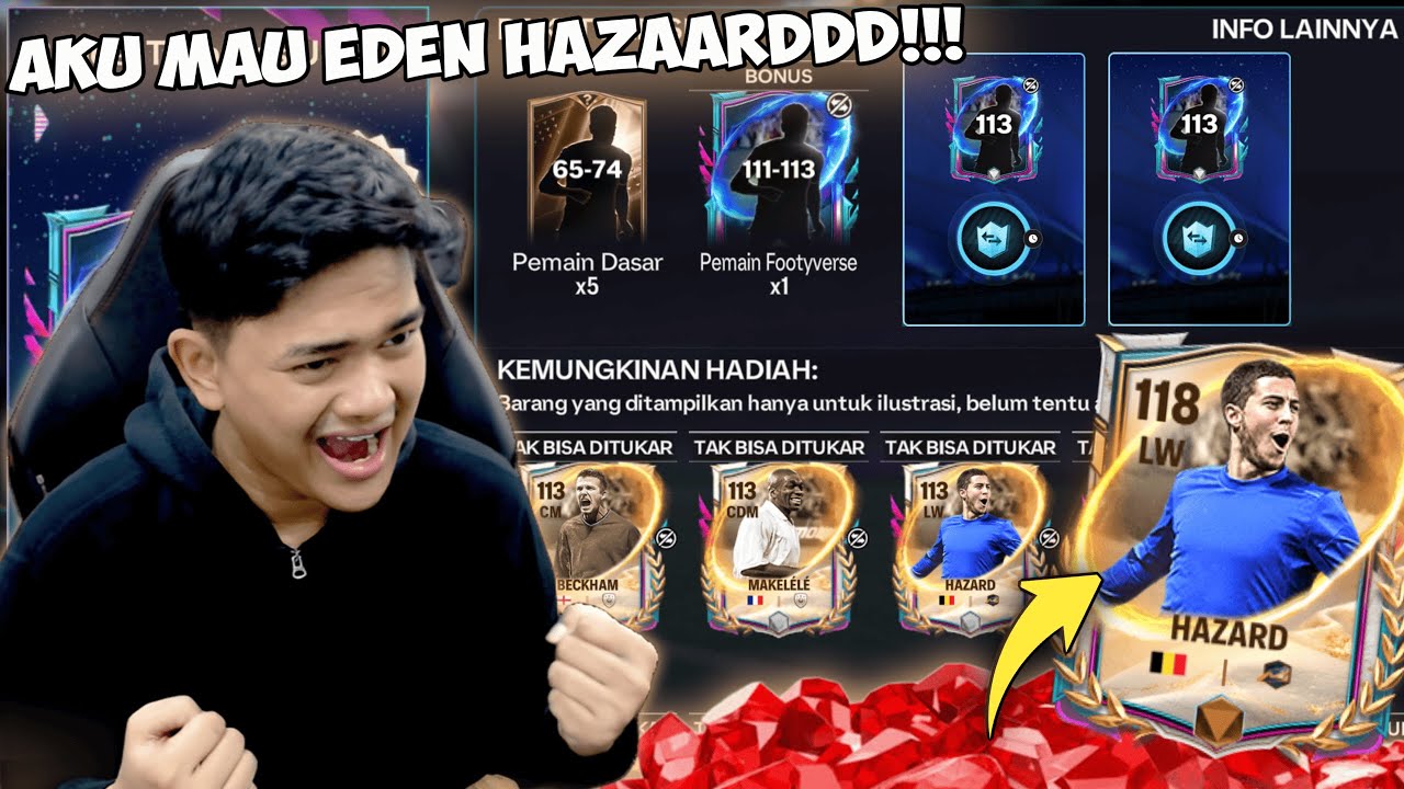 AKU MAUU EDEN HAZARD TOLONGGG!! PUSH RANK KE BINTANG 50 PAKE FULL CHELSEA!! - EA FC MOBILE 26