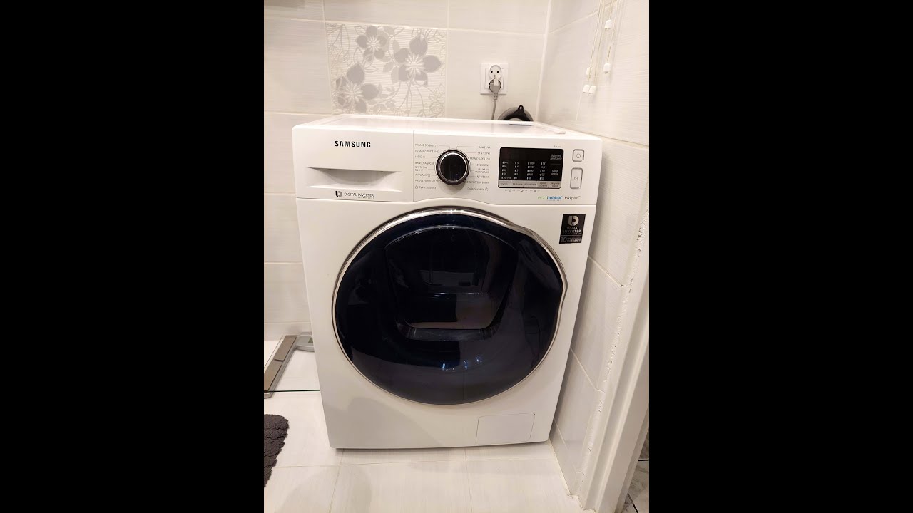 Prezentacja i test głośności pralko-suszarki SAMSUNG WD80K52E0ZW ECOBUUBLE