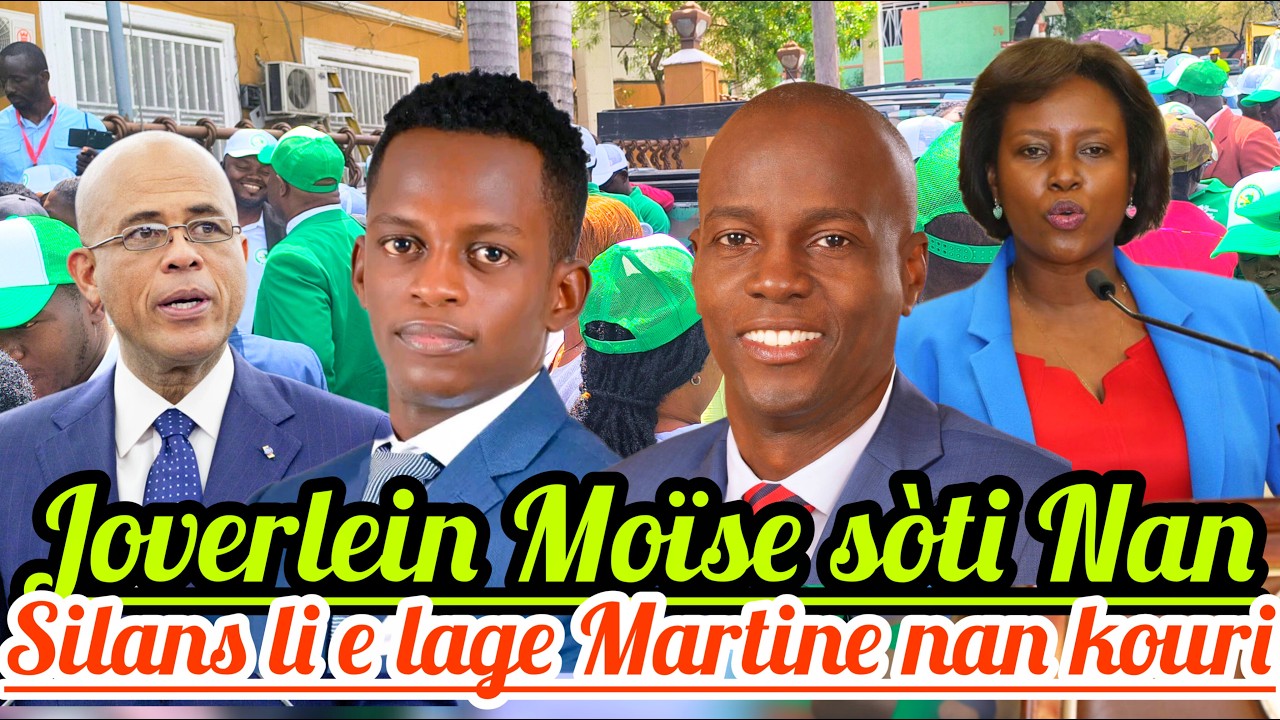 13Mars Joverlein Moïse Fenk Sòti Nan Silans Li E lage Martine Ak Martelly Nan Kouri Vin #tandekoze