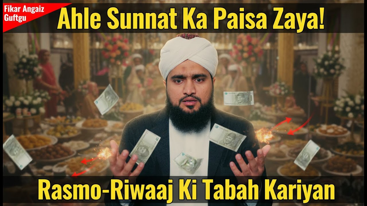 Ahle Sunnat Ka Paisa Zaya! Rasmo Riwaaj Ki Tabah Kariyan | Fikar Angaiz Guftgu