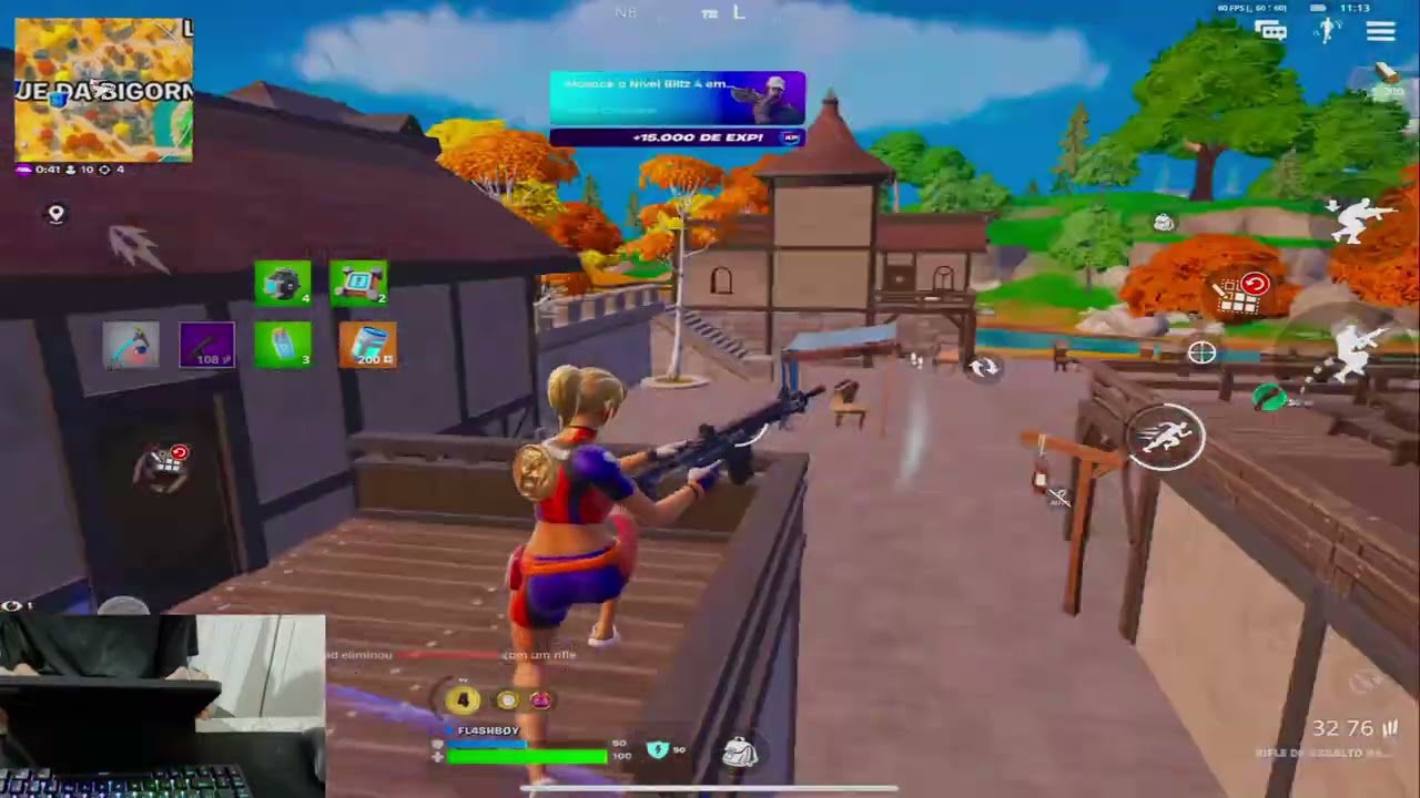 Fortnite Mobile - 8 Kill Blitz Royale WIN | iPad 11th (A16) (60+FPS) (4K GAMEPLAY)