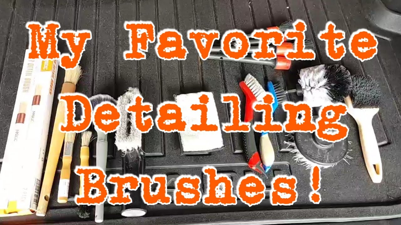 We're LIVE! My FAVORITE Detailing Brushes!