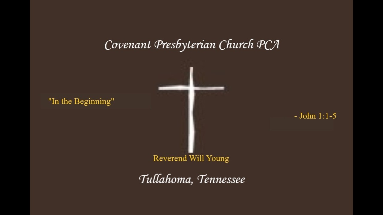 “In the Beginning” - John 1:1-5 - Reverend Will Young