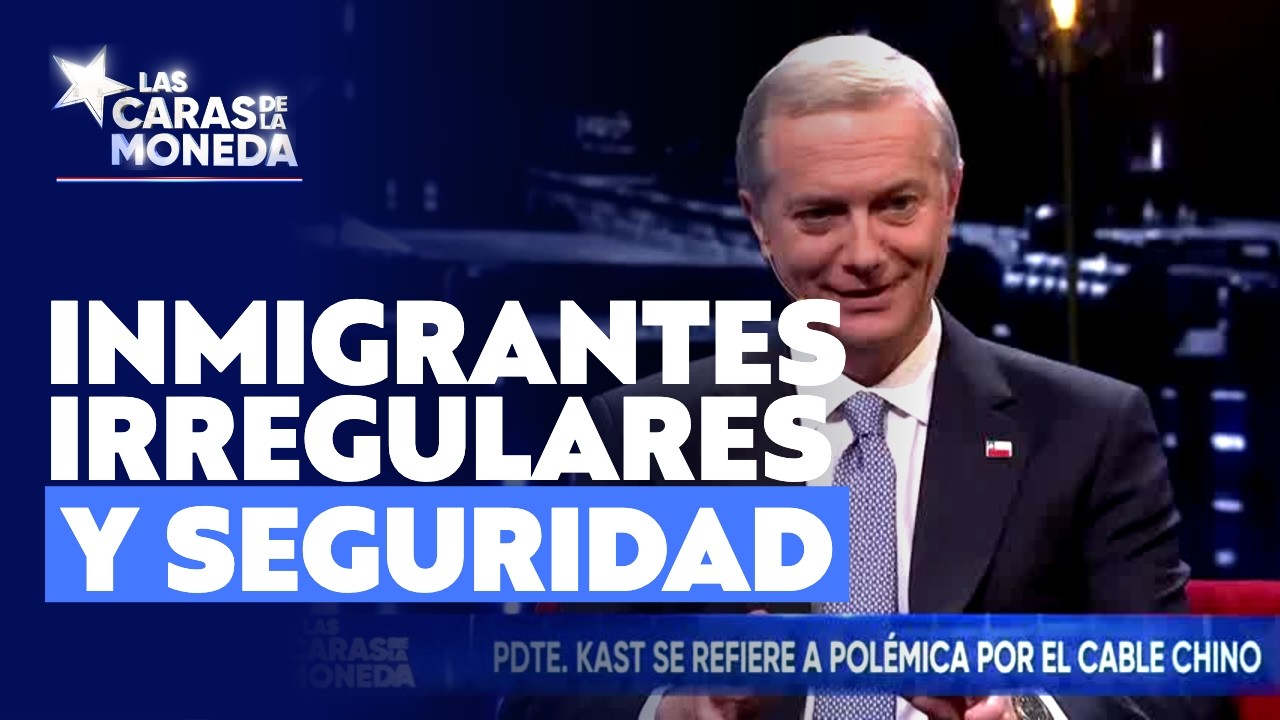 Presidente Kast habla de los inmigrantes irregulares y la seguridad l Las Caras de la Moneda