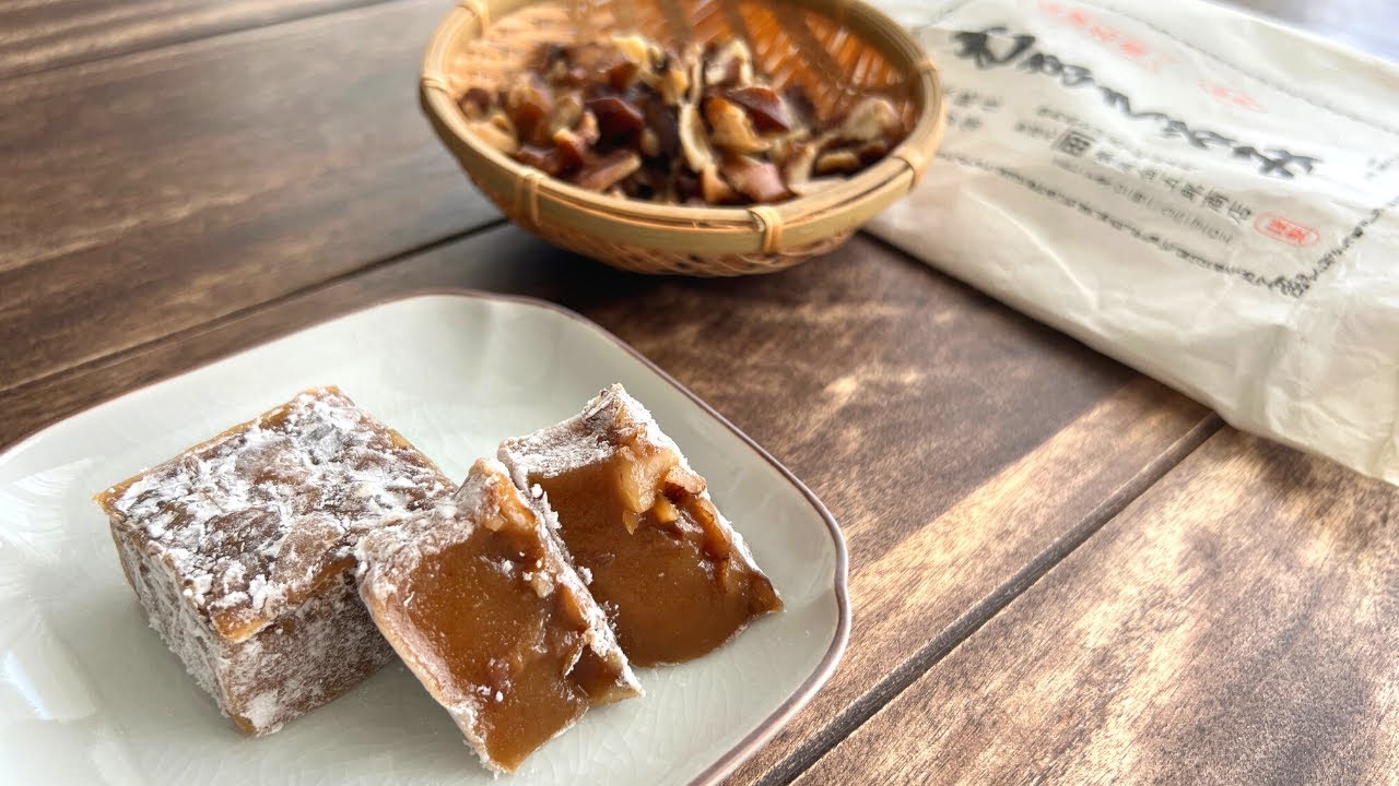 How to make Walnut Yubeshi (Sweet Rice Cake) くるみゆべしの作り方・レシピ【福島の食材・郷土料理】