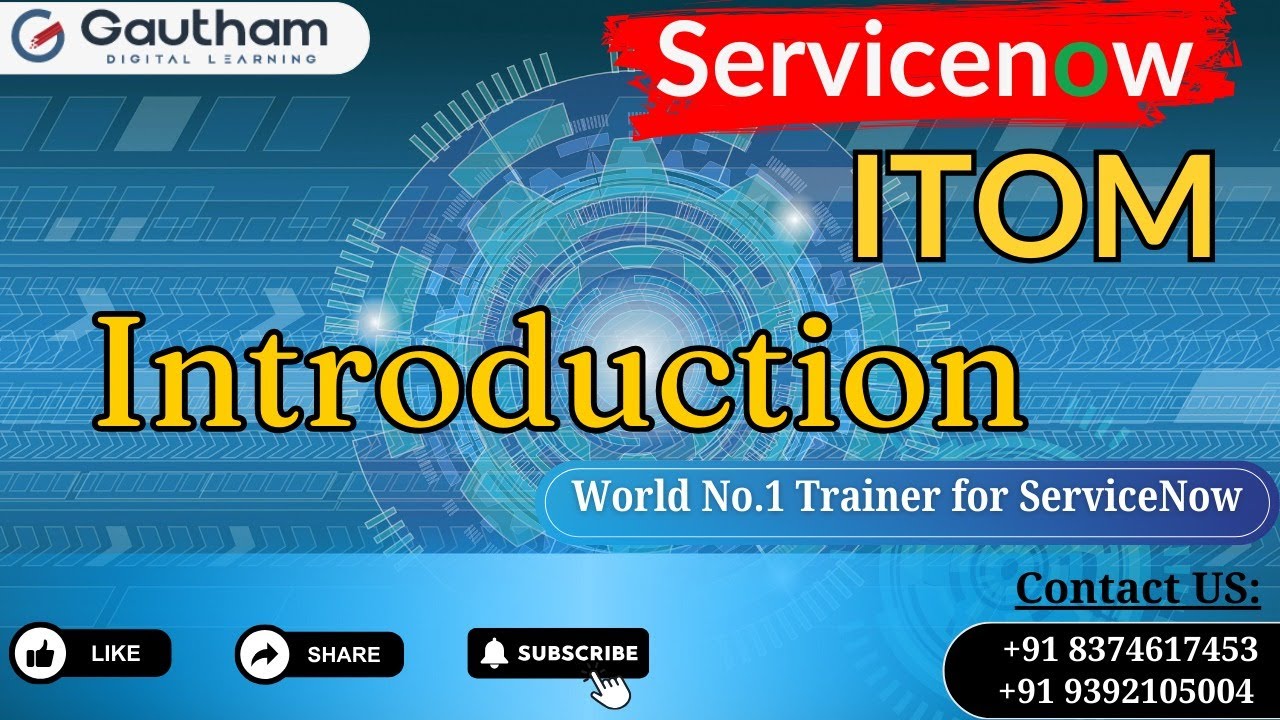 ITOM Introduction in ServiceNow | ITOM in Servicenow | CMDB and Discovery in Servicenow