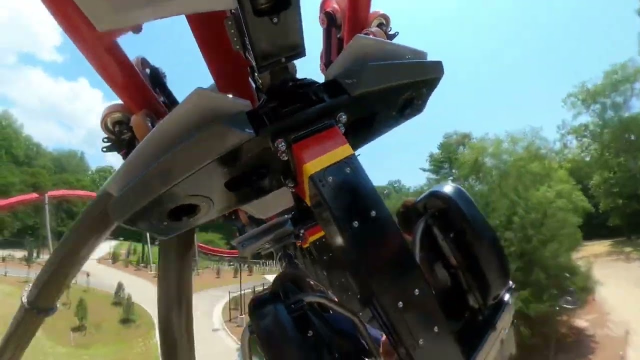 The Big Bad Wolf Backwards Seat POV at Busch Gardens Williamsburg!!!!!