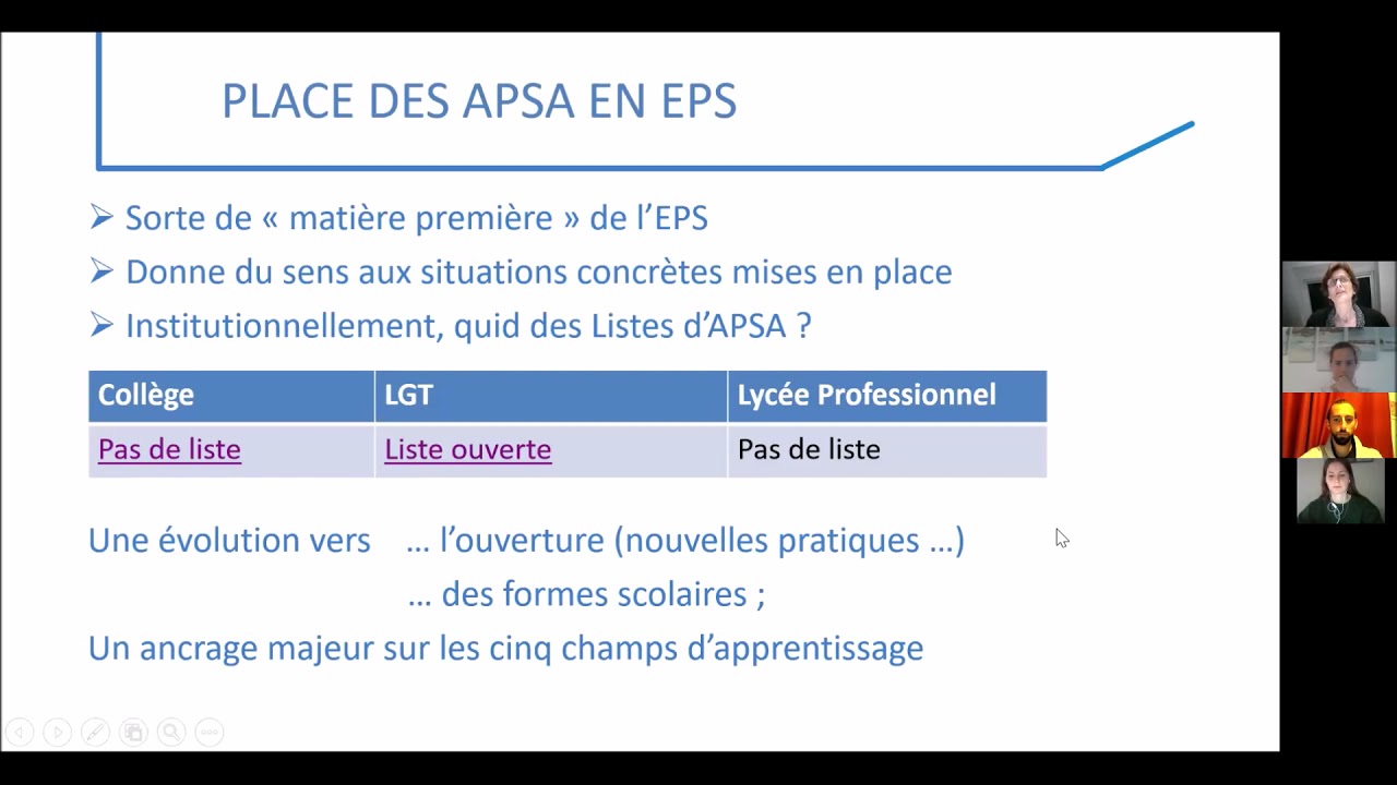 Véronique Éloi-Roux - Regard sur la programmation des APSA pour réduire les inégalités en EPS